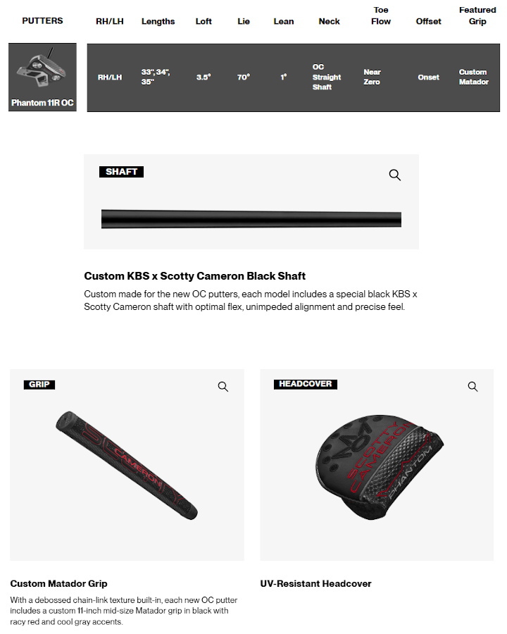 右用 2026 スコッティキャメロン PHANTOM ファントム 11R OC パター US