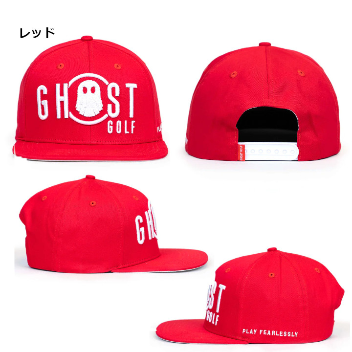 GHOST GOLF GANG ロープキャップ　レッド GHOST GOLF GANG ロープキャップ レッド GHOST GOLF GANG ロープ