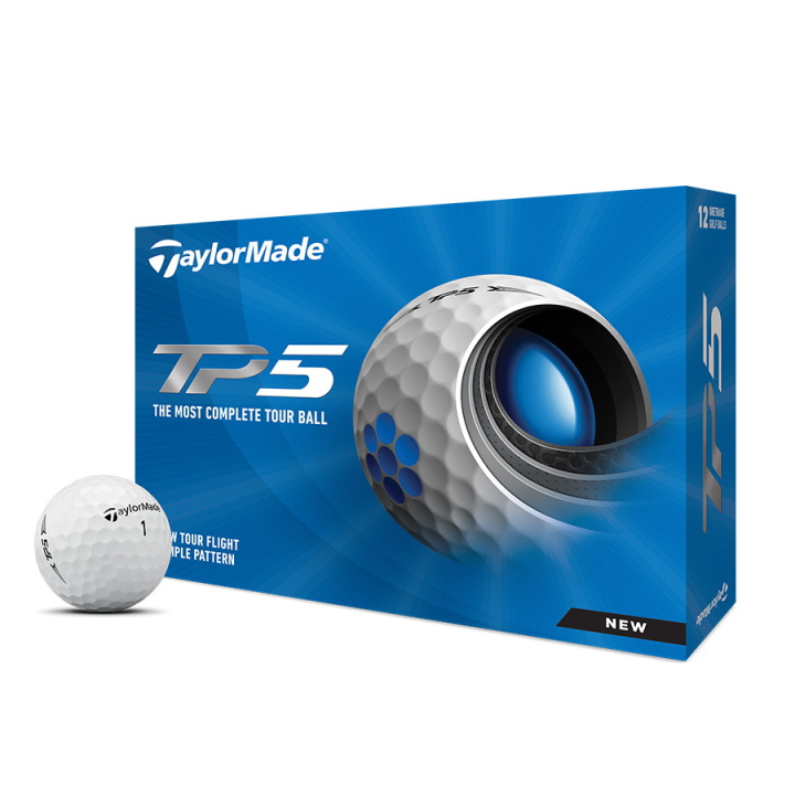Taylor Made TP5x ゴルフボール 白 2ダース 並行輸入 - ゴルフ